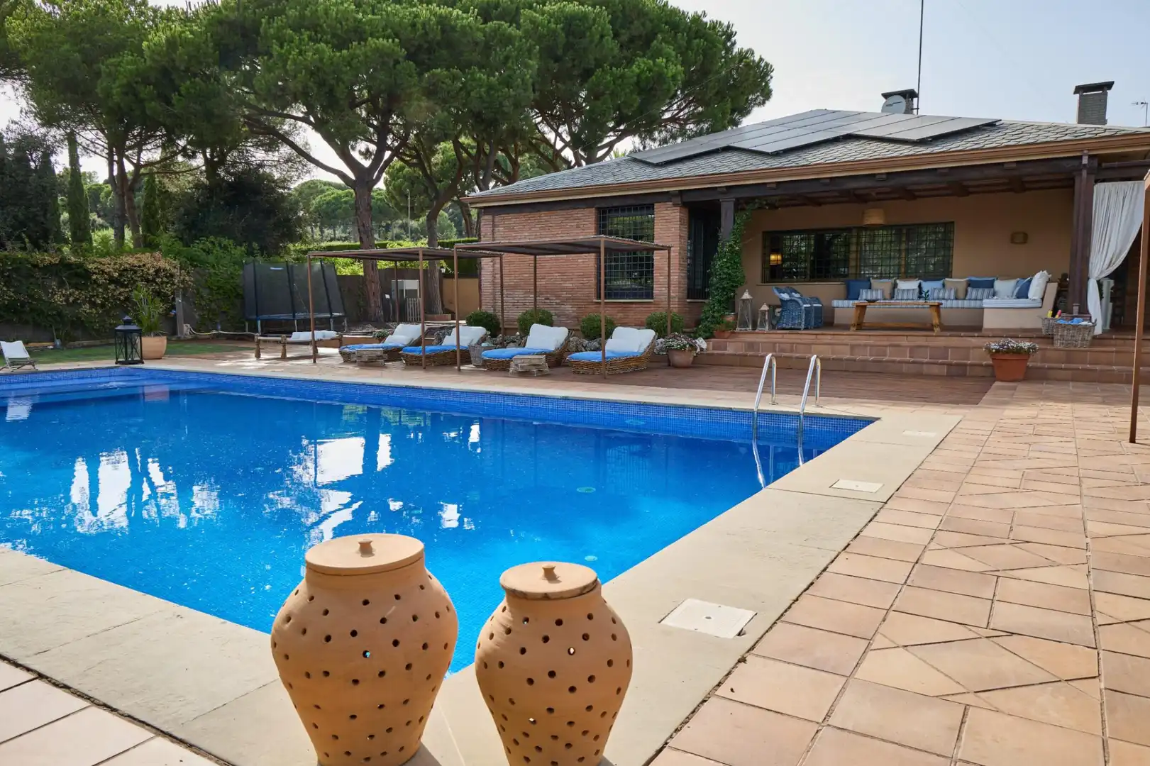 Piscina de Casa o xalet en venda en Sant Andreu de Llavaneres amb Calefacció, Jardí privat i Terrassa