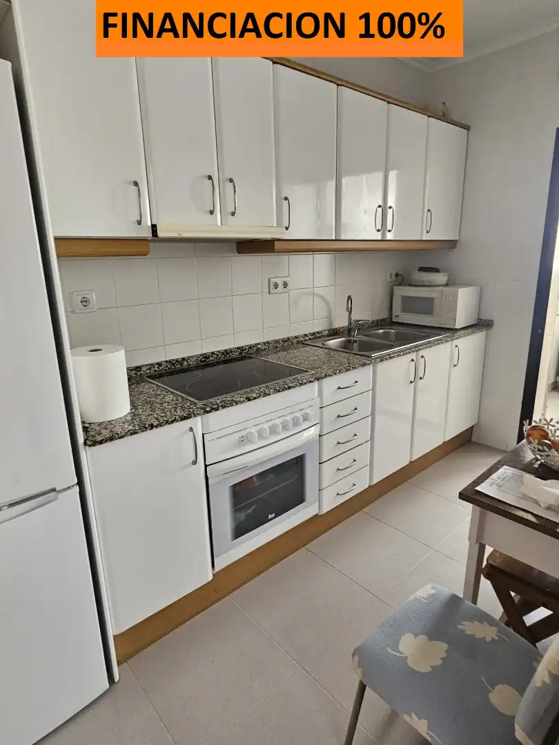 Kitchen of Flat for sale in Mont-roig del Camp  with Air Conditioner, Terrace and Furnished