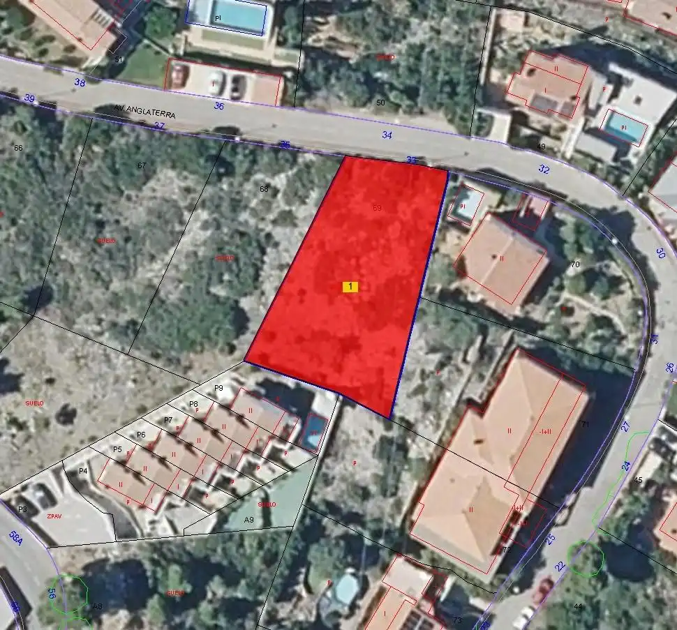 Residencial en venta en Avenida Inglaterra, 33, Las Atalayas - Urmi - Cerro de Mar