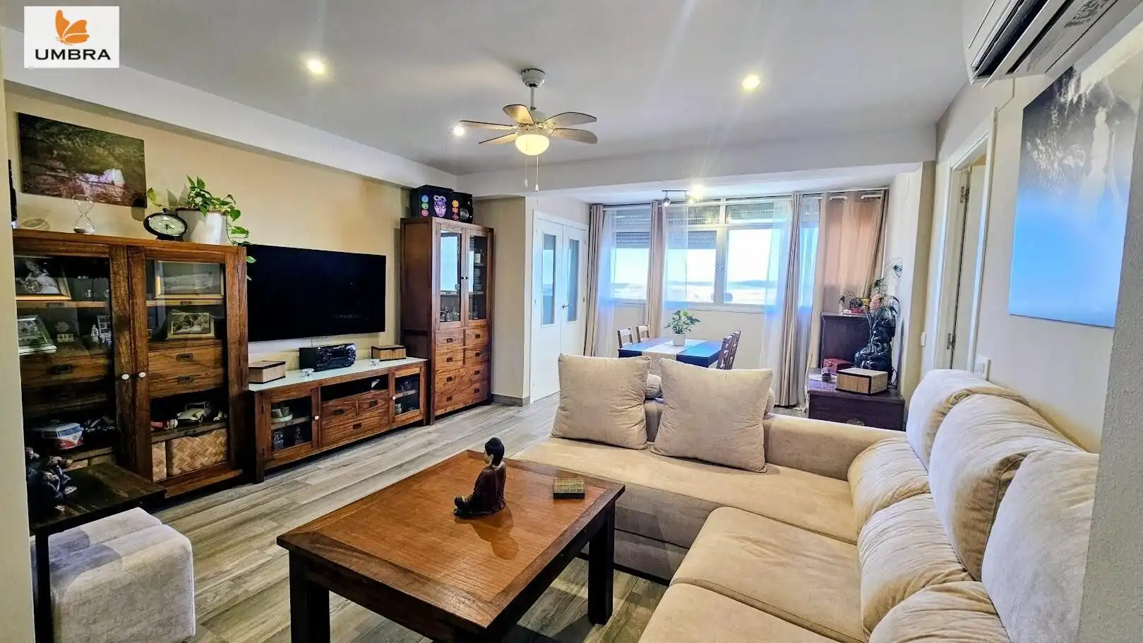 Wohnzimmer von Wohnung zum Verkauf in Jerez de la Frontera mit Klimaanlage, Heizung und Terrasse