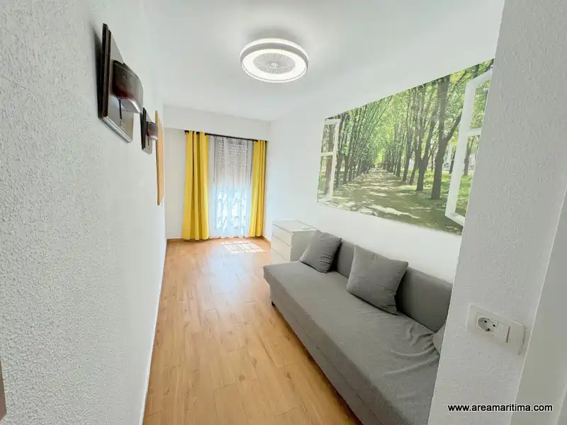 Bedroom of Flat for rent in Alboraya  with Air Conditioner, Parquet flooring and Furnished