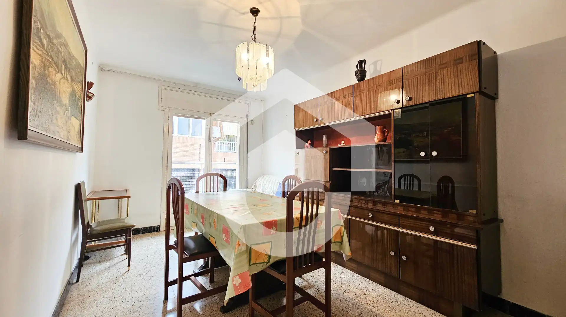 Esszimmer von Wohnung zum Verkauf in Barcelona mit Möbliert, Ofen und Balkon
