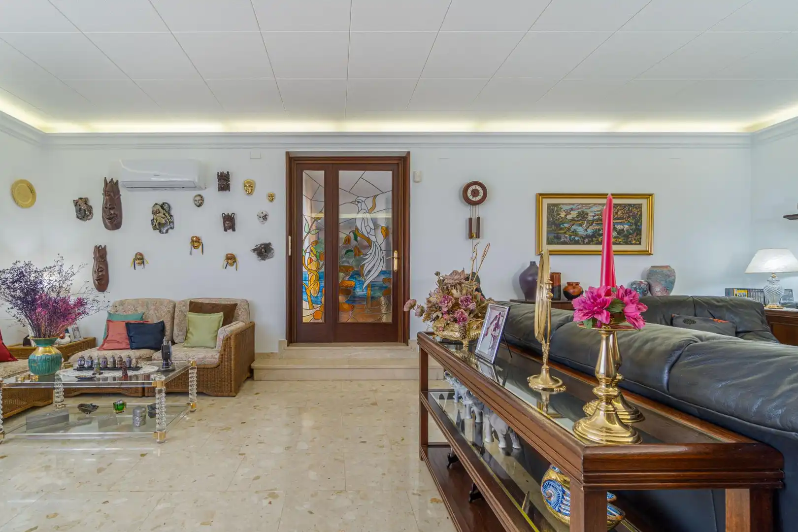 Sala de estar de Casa o chalet en venta en Figueres con Aire acondicionado, Calefacción y Jardín privado