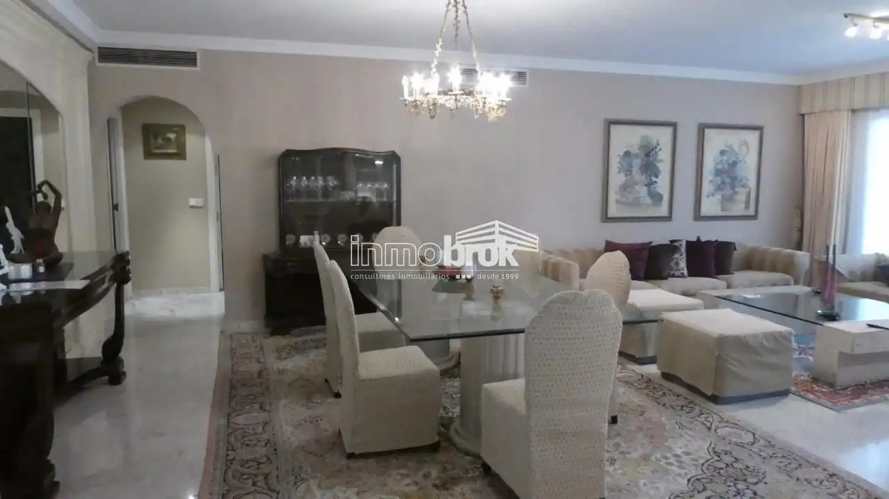 Esszimmer von Wohnung zur Miete in Marbella mit Klimaanlage, Terrasse und Schwimmbad