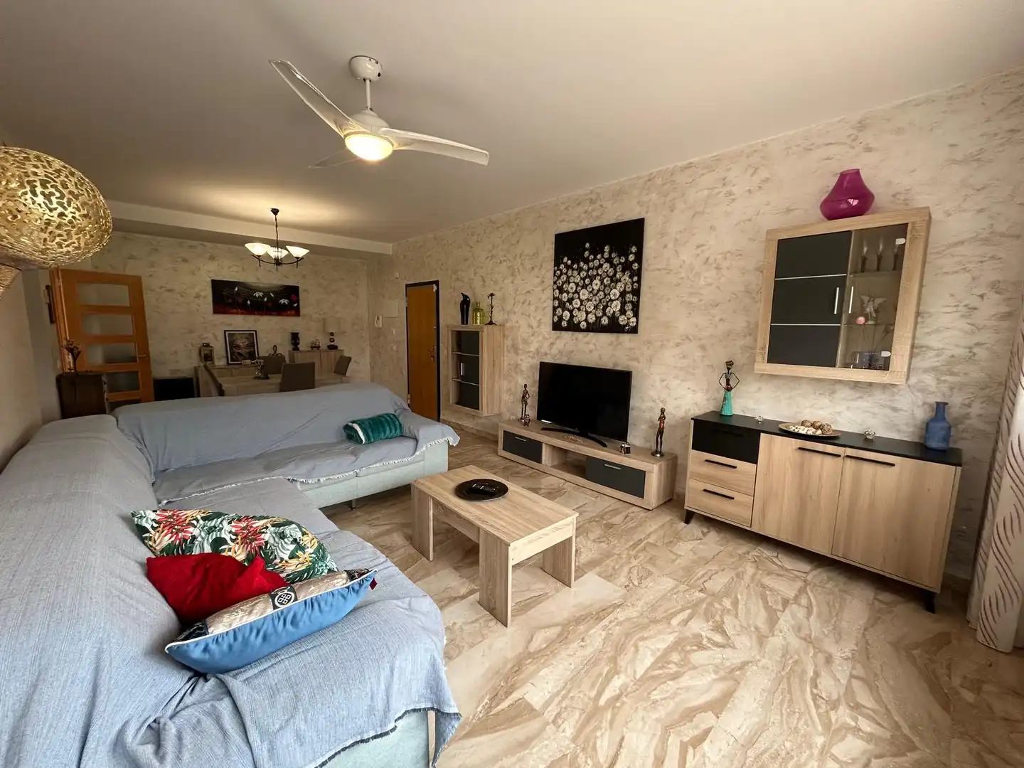 Living room of Flat for sale in Bétera  with Air Conditioner and Community pool