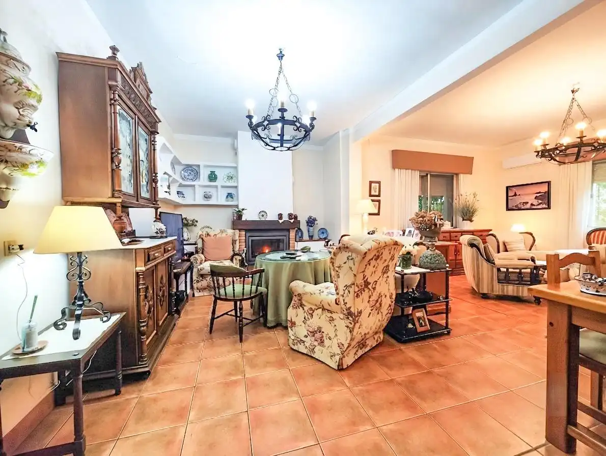 Sala de estar de Casa o chalet en venta en Puertollano con Aire acondicionado, Calefacción y Jardín privado
