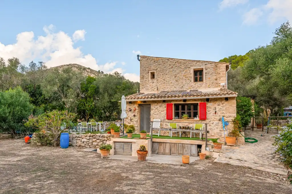 Vista exterior de Finca rústica en venta en Andratx con Jardín privado, Parquet y Terraza