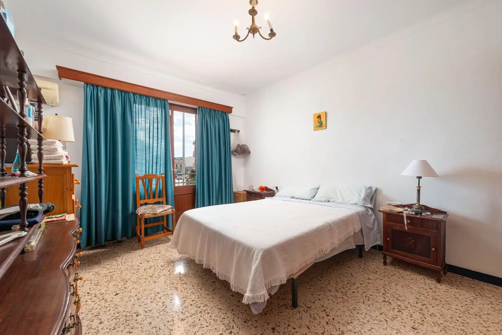 Schlafzimmer von Haus oder Chalet zum Verkauf in Alcúdia mit Klimaanlage, Heizung und Privatgarten
