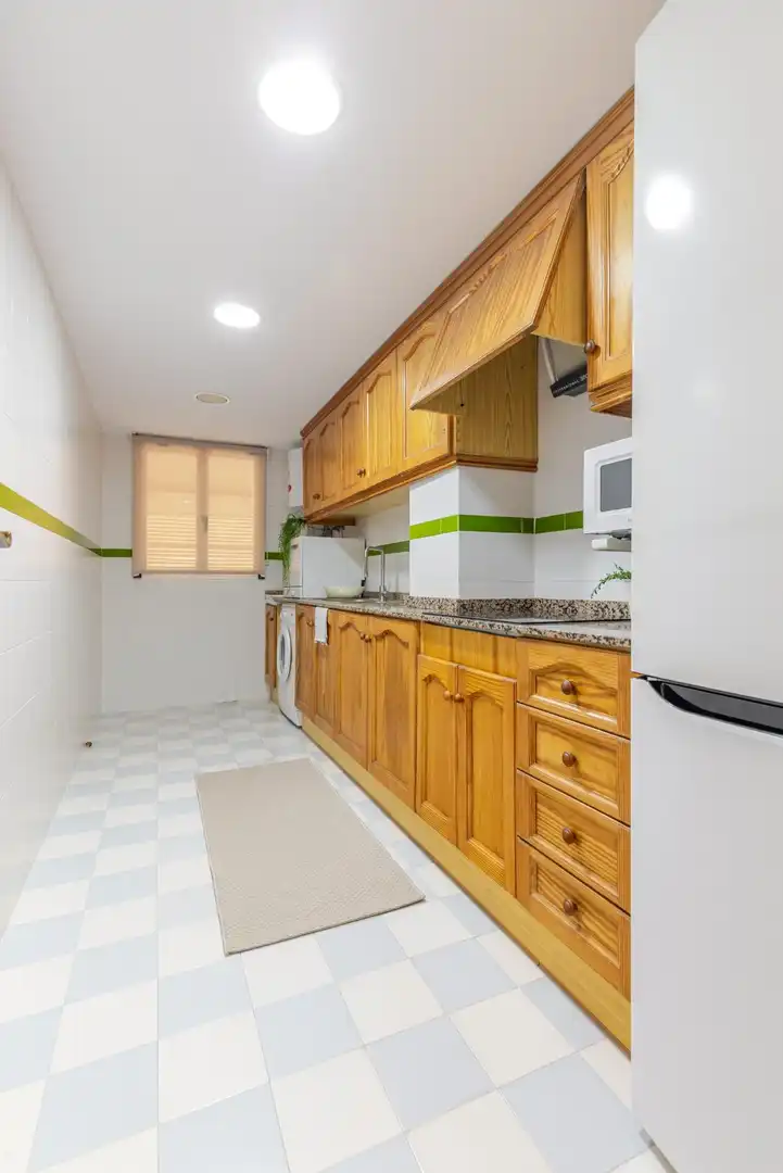 Kitchen of Flat for sale in Gandia  with Air Conditioner, Heating and Terrace
