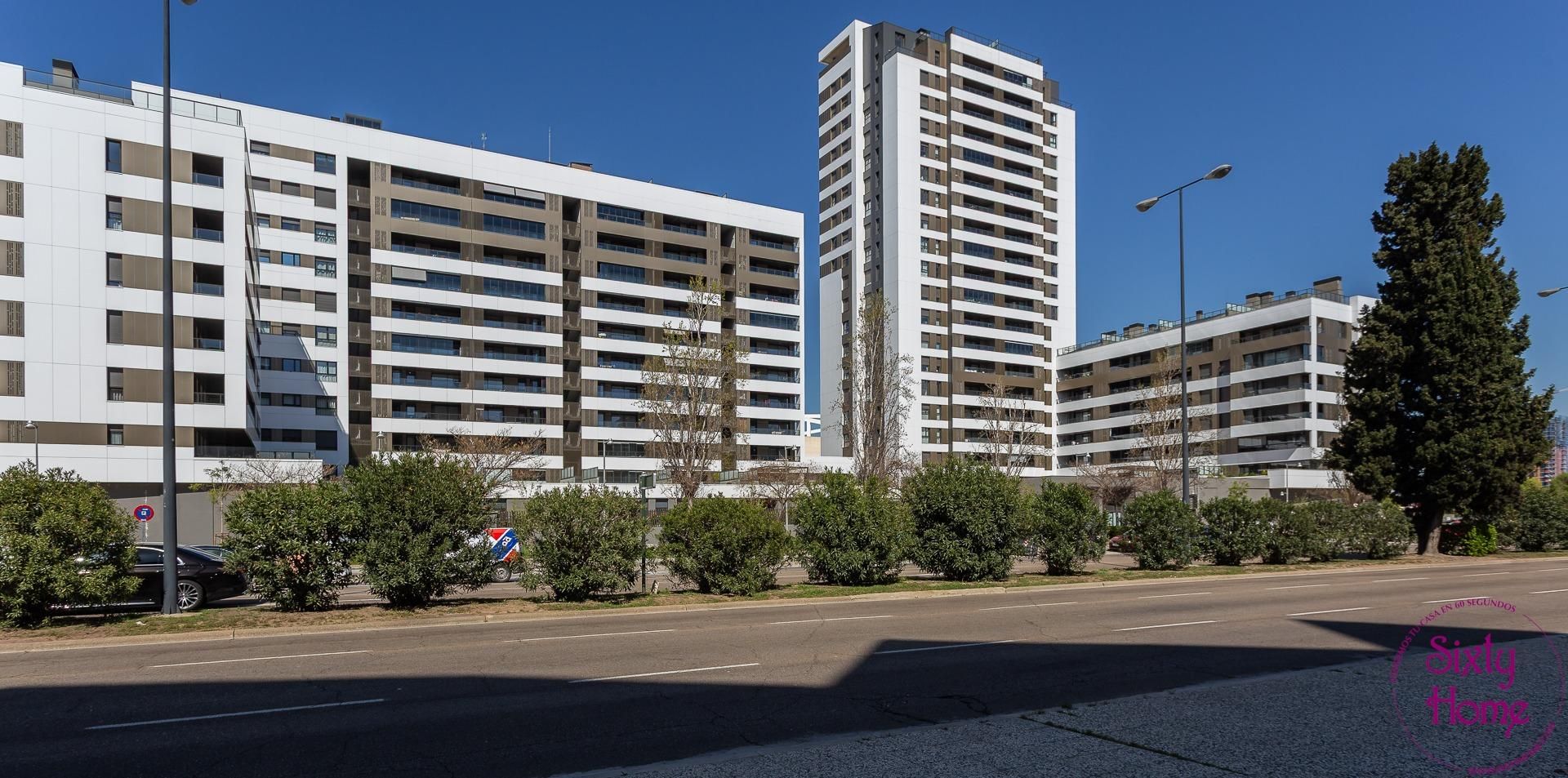 Exterior view of Flat for sale in  Zaragoza Capital  with Heating, Private garden and Terrace