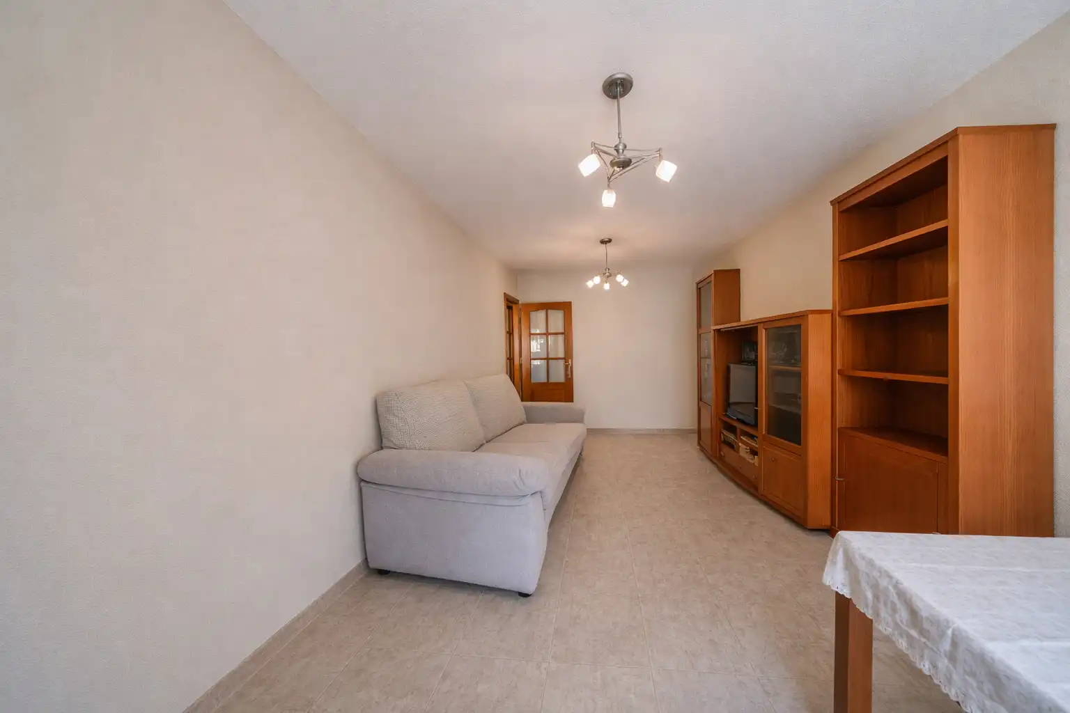 Sala de estar de Piso en venta en Roquetas de Mar con Aire acondicionado y Piscina comunitaria