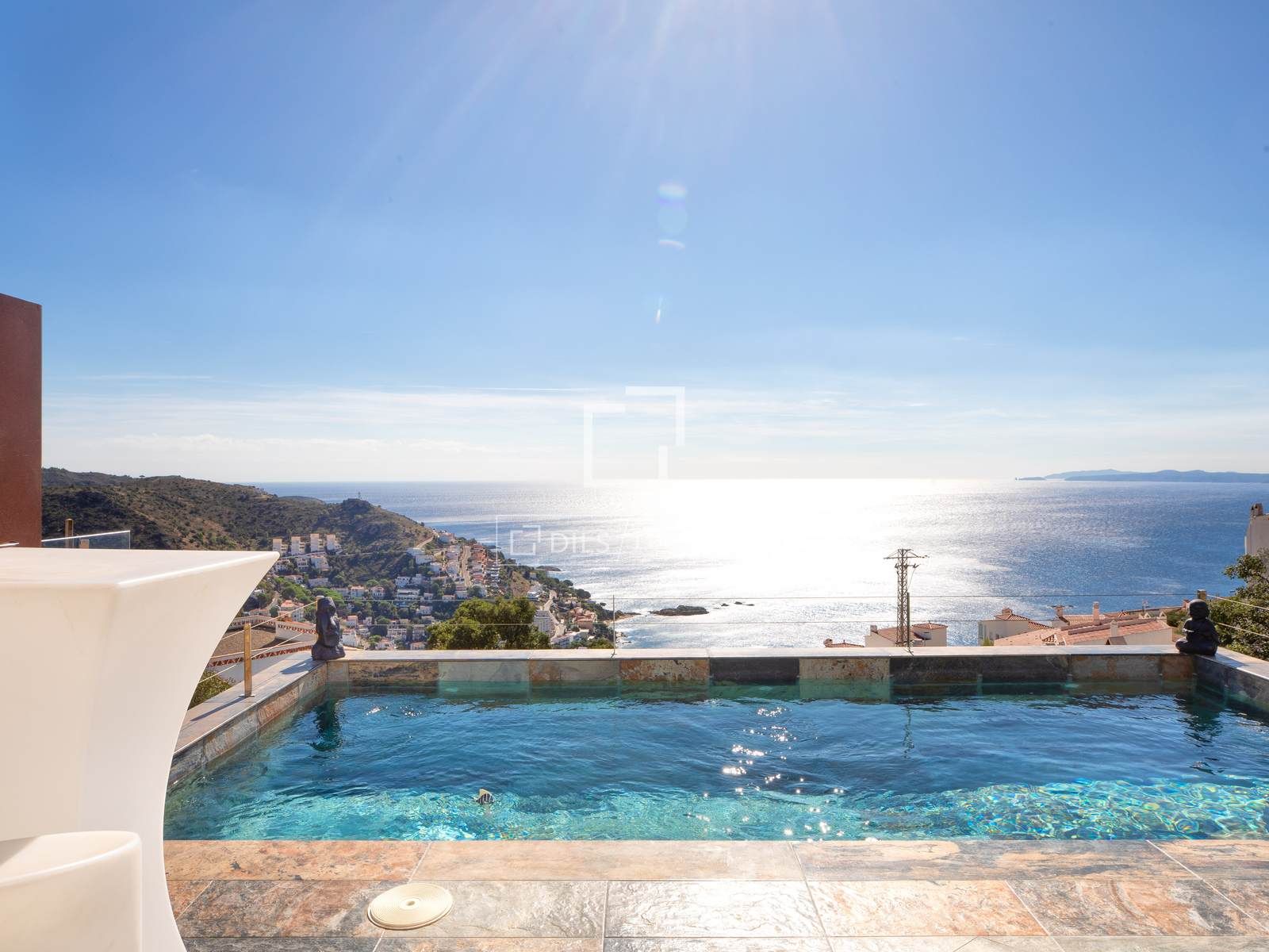 Swimming pool of House or chalet for sale in Roses  with Air Conditioner, Heating and Private garden