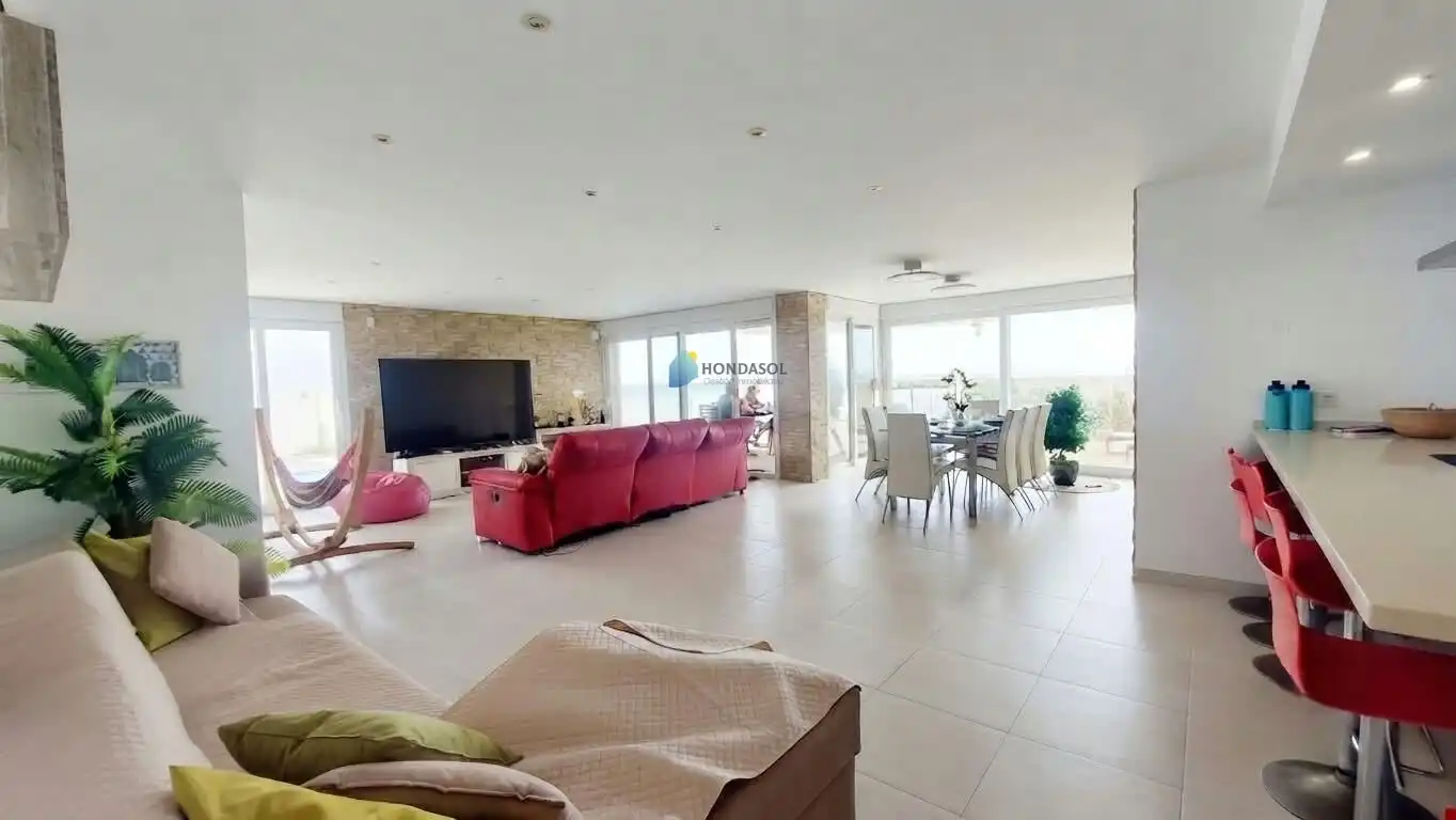 Sala de estar de Casa o chalet en venta en La Manga del Mar Menor con Aire acondicionado, Jardín privado y Terraza