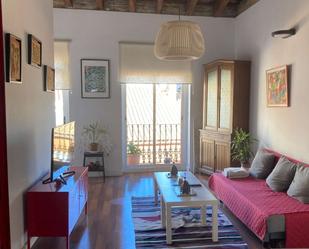 Sala d'estar de Apartament per a compartir en  Valencia Capital amb Aire condicionat, Calefacció i Terrassa