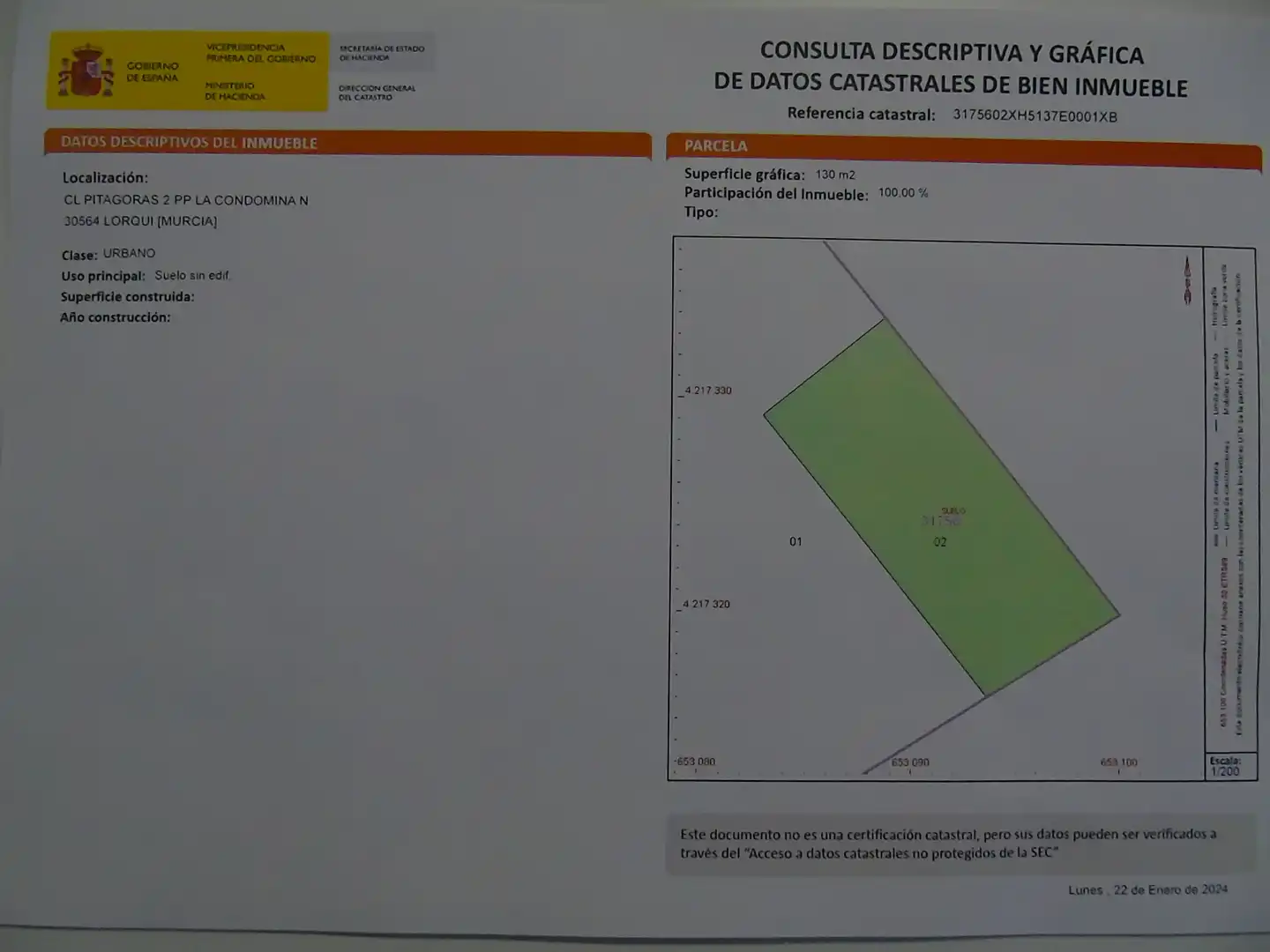Grundstücke und Bauplätze zum Verkauf in Calle H Condomina Sector N 2, imagen 7