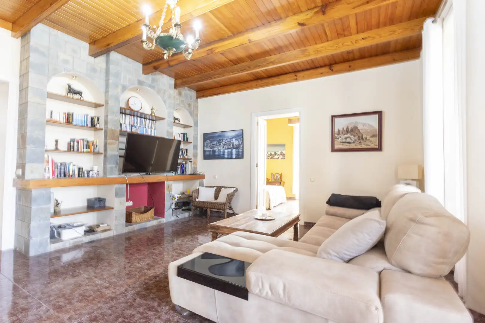 Sala de estar de Casa o chalet en venta en Puerto de la Cruz con Jardín privado y Terraza