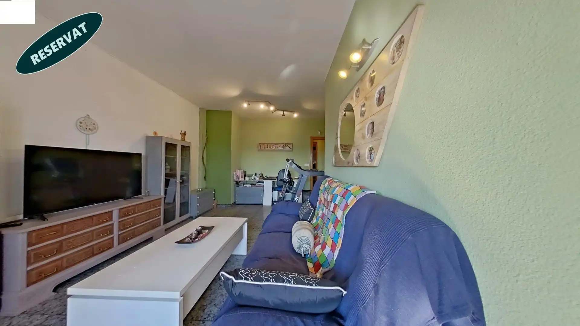 Sala d'estar de Àtic en venda en Sabadell amb Aire condicionat, Moblat i Balcó