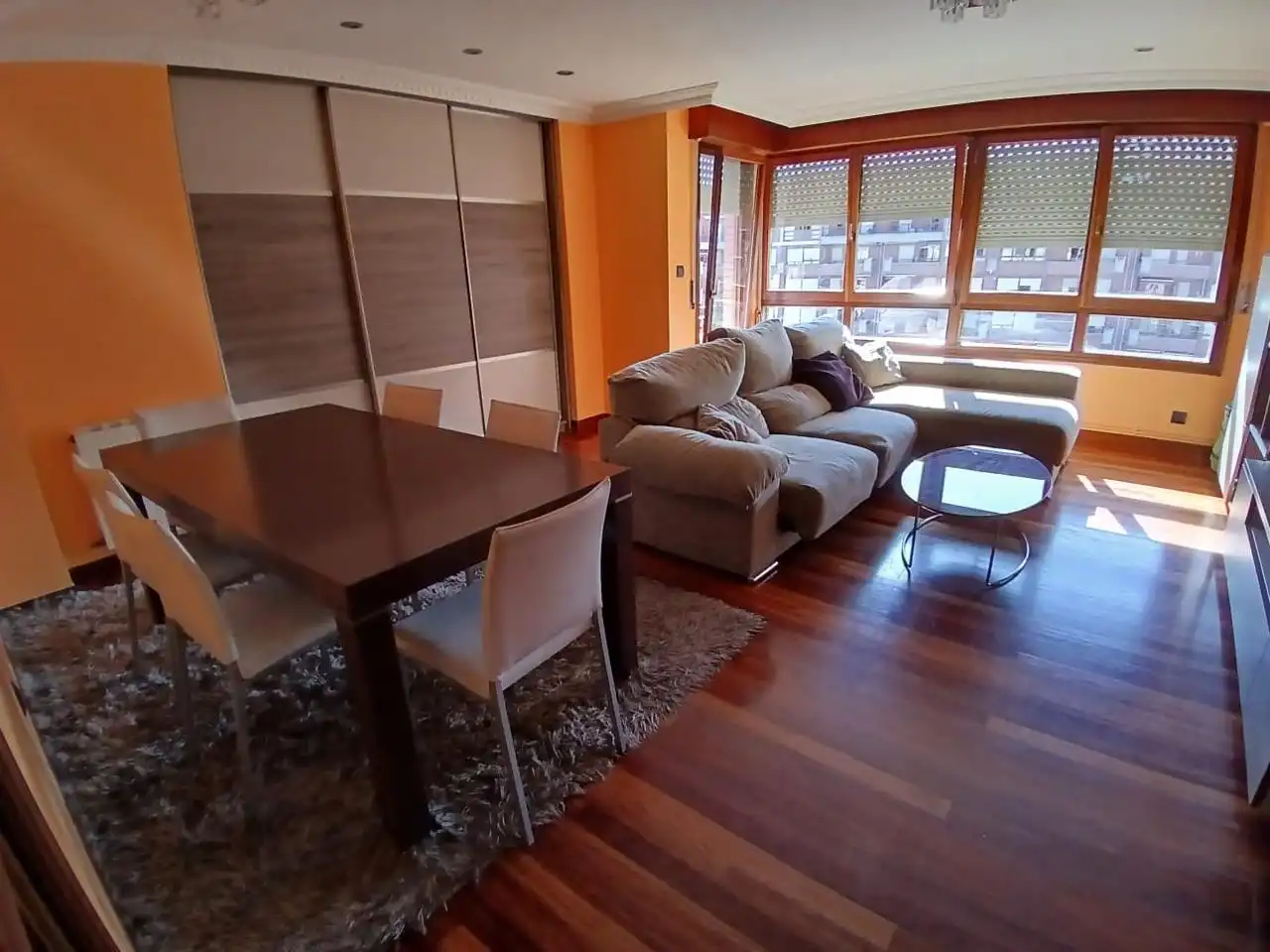 Living room of Flat for sale in Castro-Urdiales  with Heating, Parquet flooring and Terrace