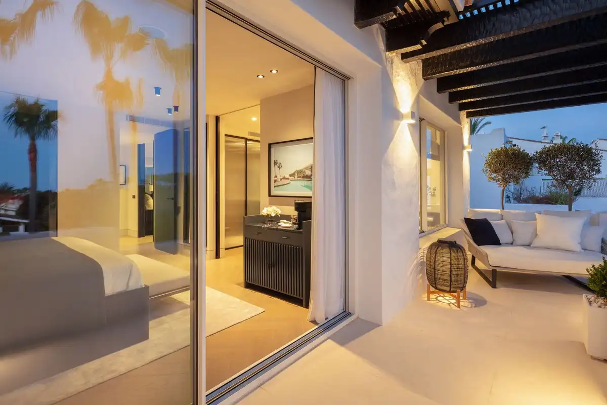 Terrace of Duplexes for sale in Marbella  with Air Conditioner, Terrace and Community pool