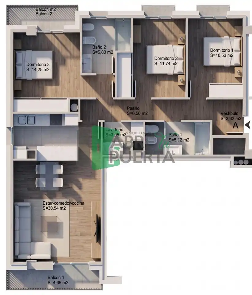 Appartamento con terrazza in vendita a Barbadás, imagen 4
