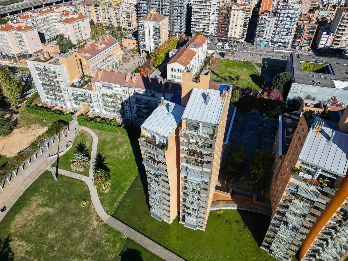 Exterior view of Attic for sale in Girona  with Air Conditioner, Heating and Terrace