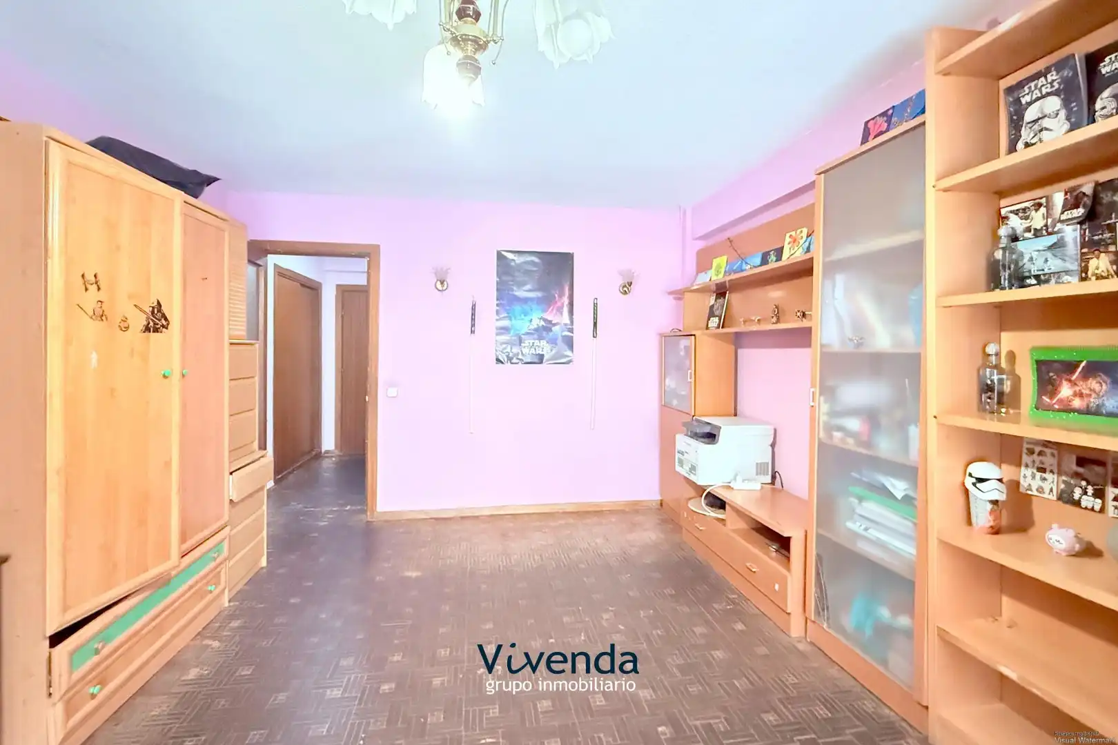 Bedroom of Flat for sale in Móstoles  with Heating, Parquet flooring and Terrace