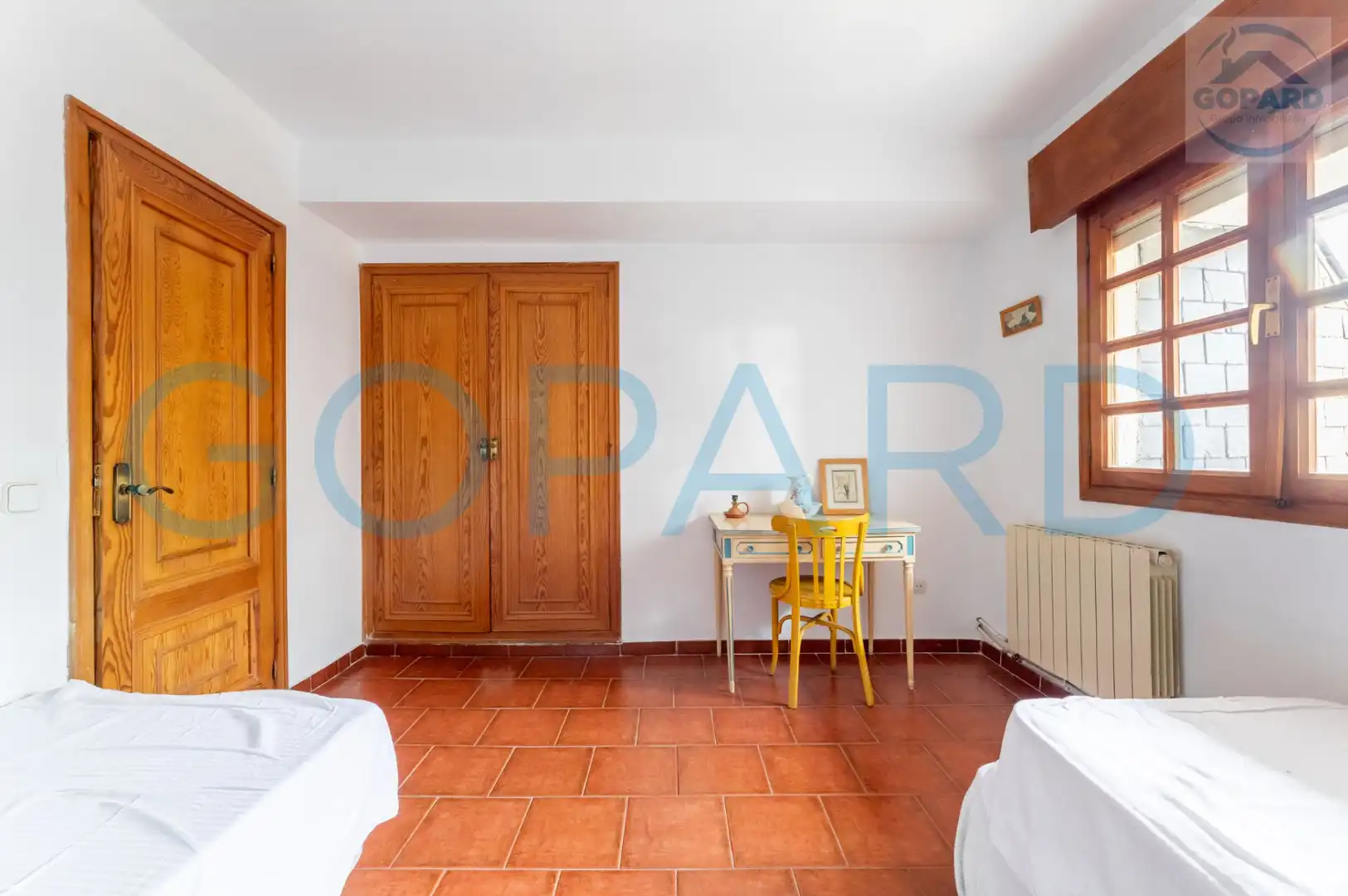 Dormitori de Casa o xalet en venda en Alpedrete amb Calefacció, Jardí privat i Parquet