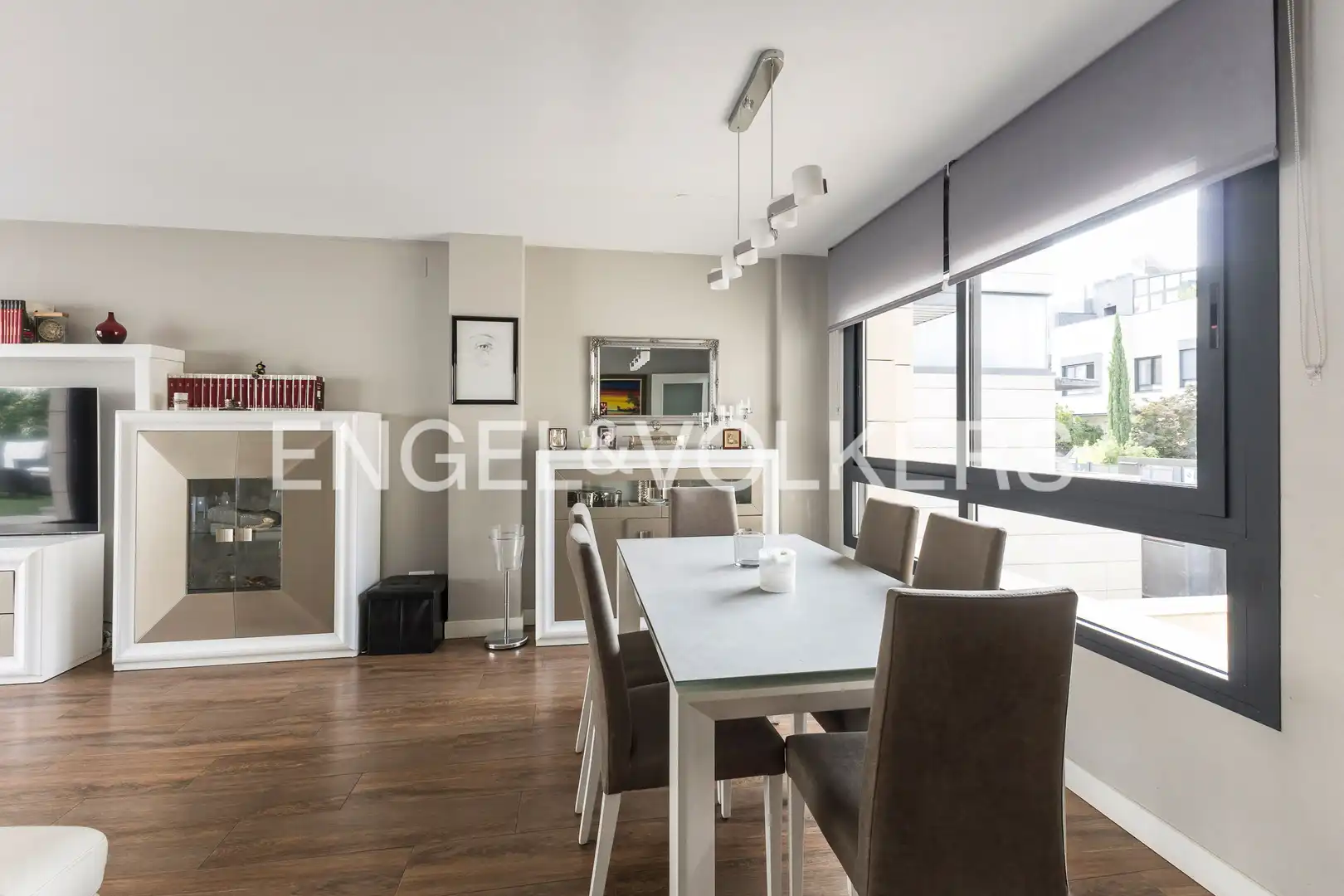 Dining room of Detached homes for rent in Madrid  with Air Conditioner, Heating and Private garden