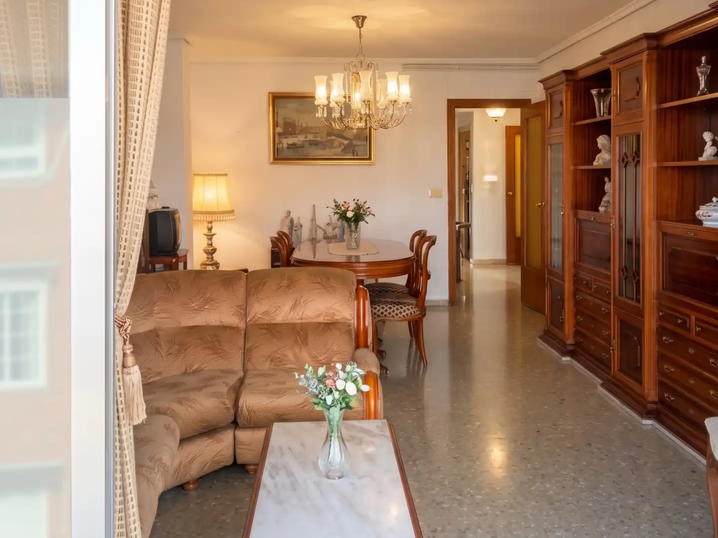 Sala de estar de Piso en venta en Valencia con Calefacción, Amueblado y Horno
