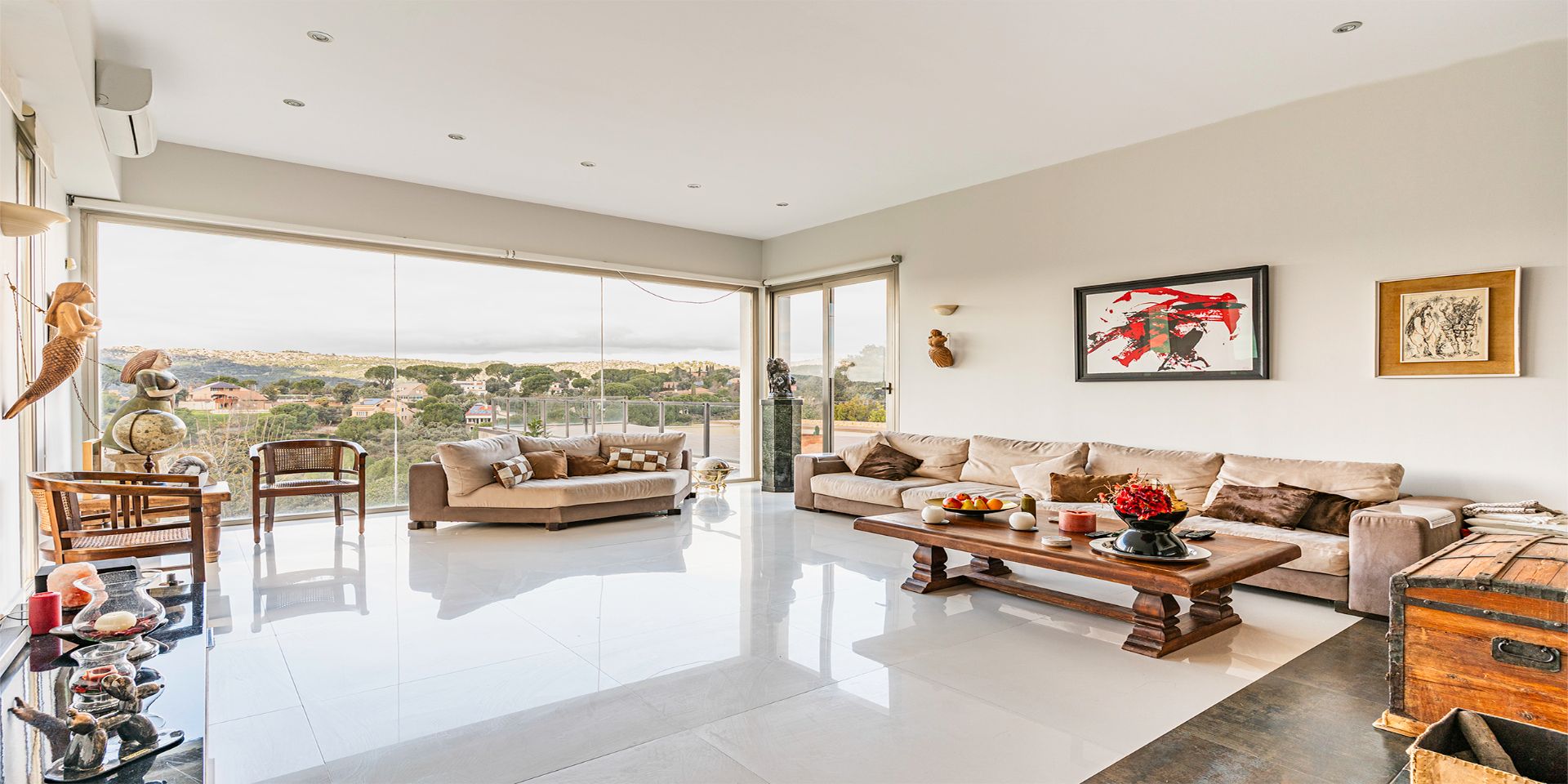 Living room of House or chalet for sale in Las Rozas de Madrid  with Air Conditioner, Heating and Private garden