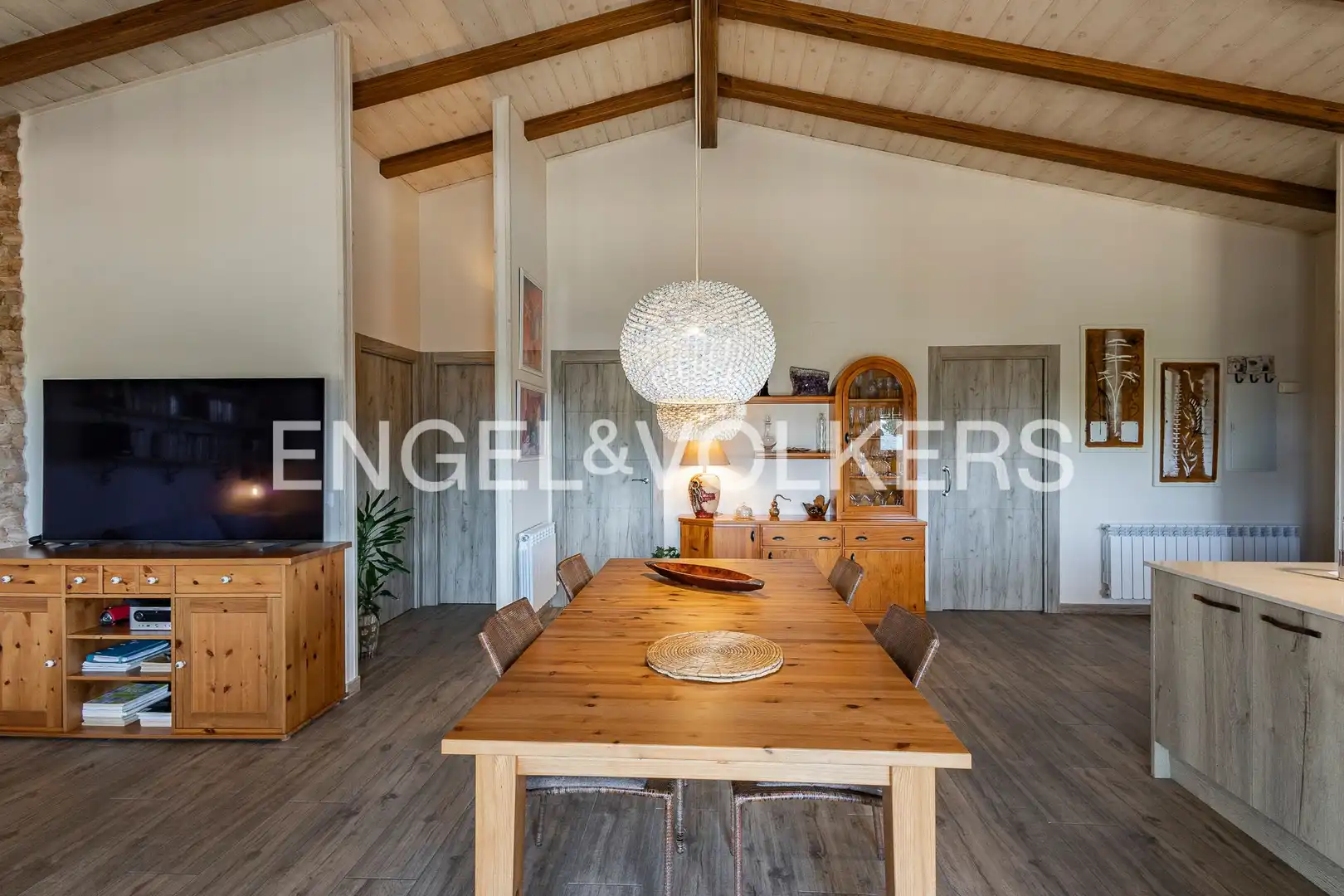 Comedor de Casa o chalet en venta en Vilanova del Vallès con Aire acondicionado, Calefacción y Jardín privado