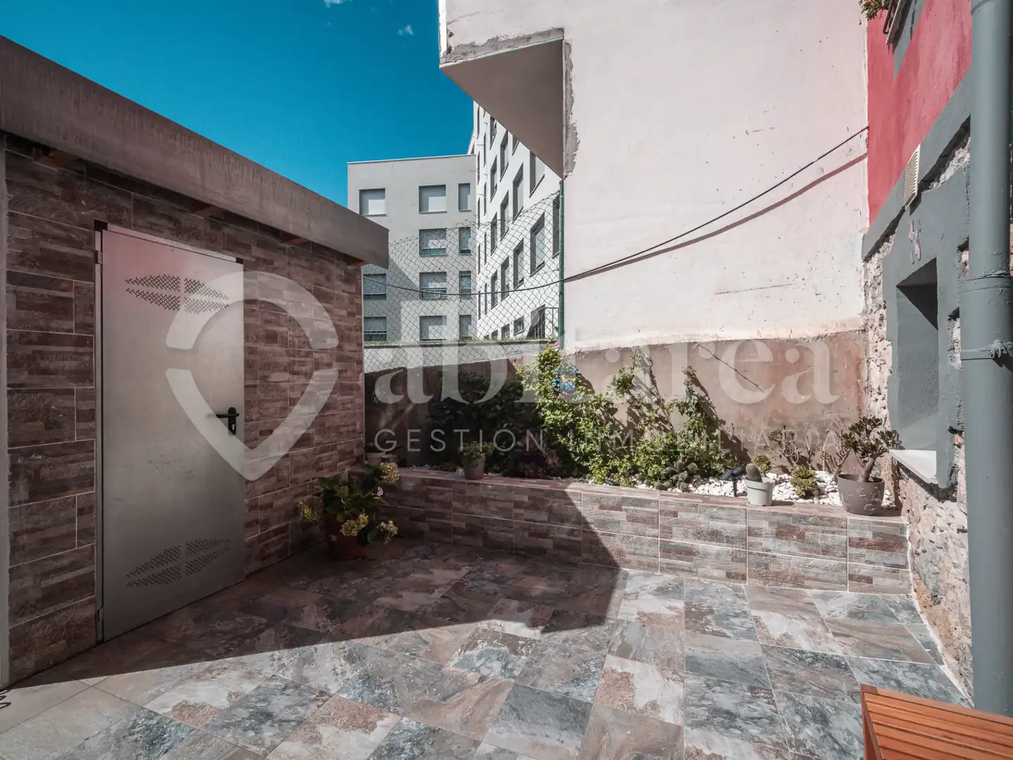 Terraza de Piso de alquiler en Santander con Jardín privado, Amueblado y Horno