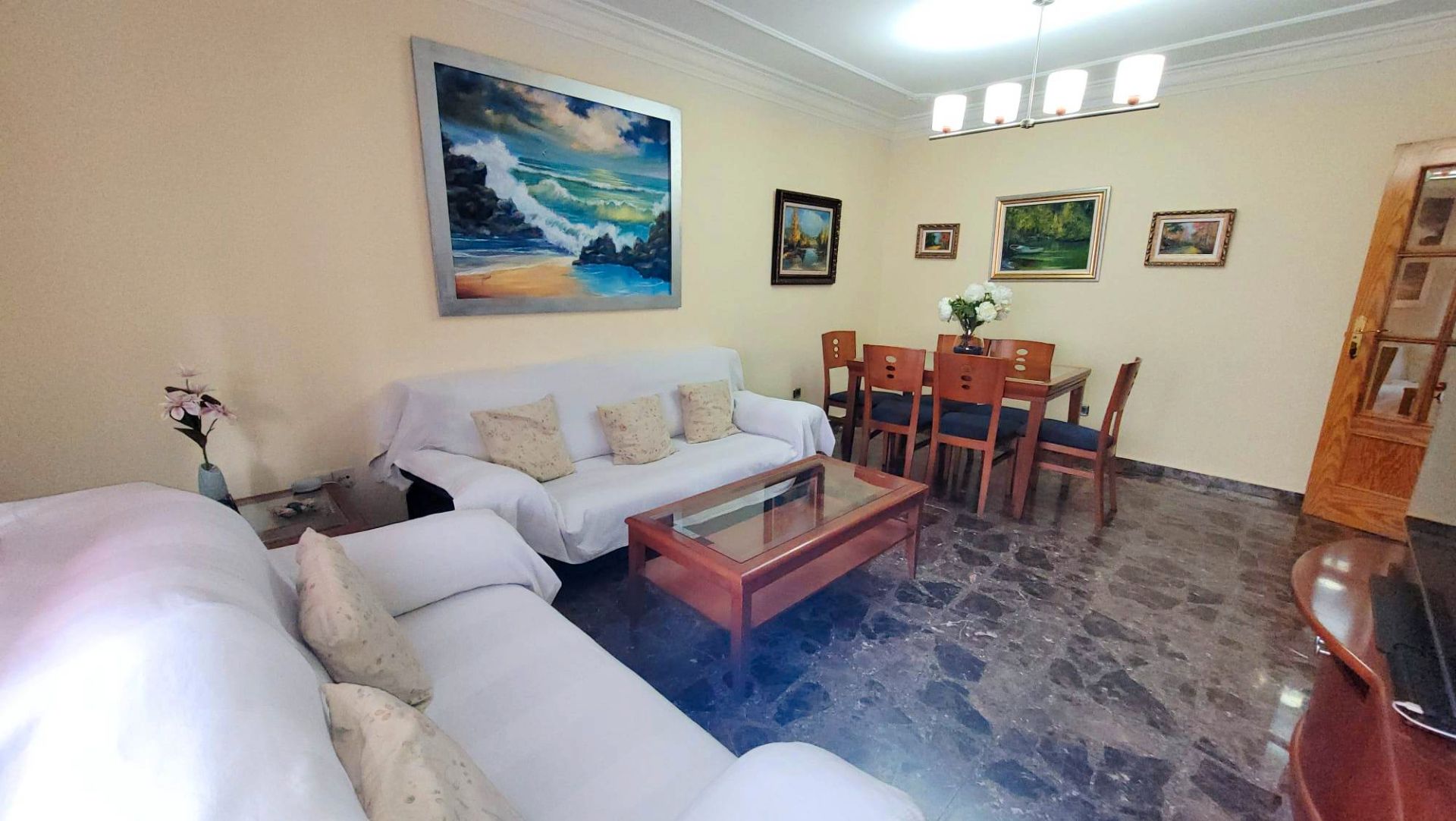 Sala d'estar de Pis en venda en  Albacete Capital amb Calefacció, Terrassa i Traster