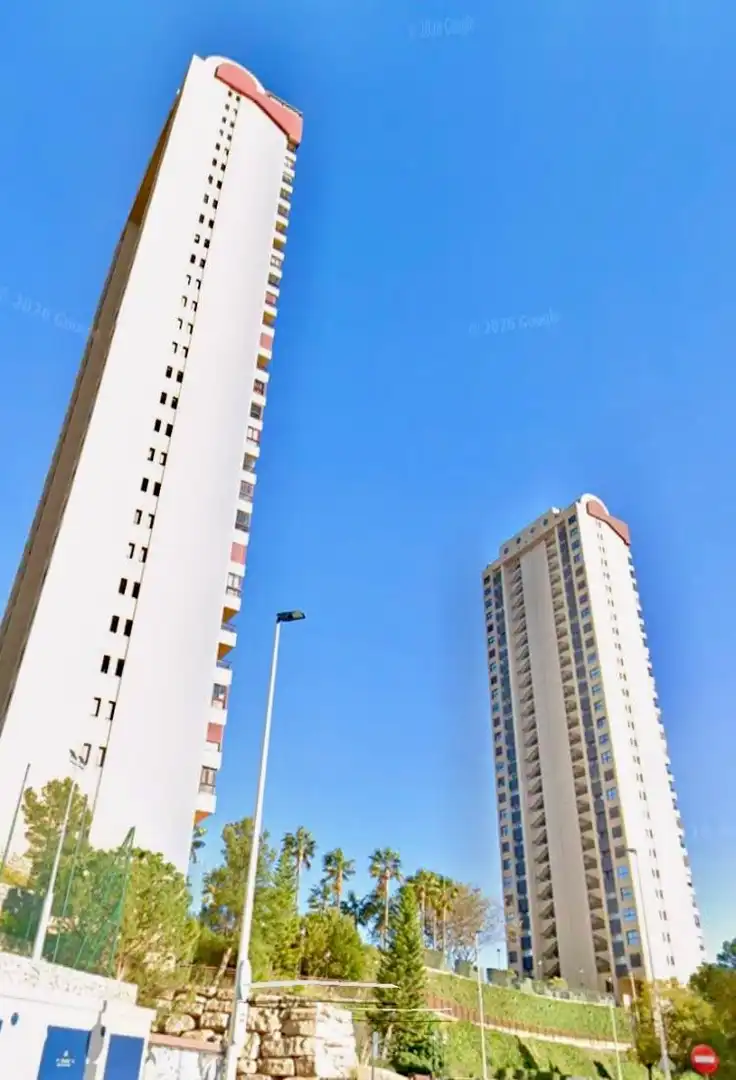 Exterior view of Apartments for sale in Benidorm  with Air Conditioner, Heating and Private garden