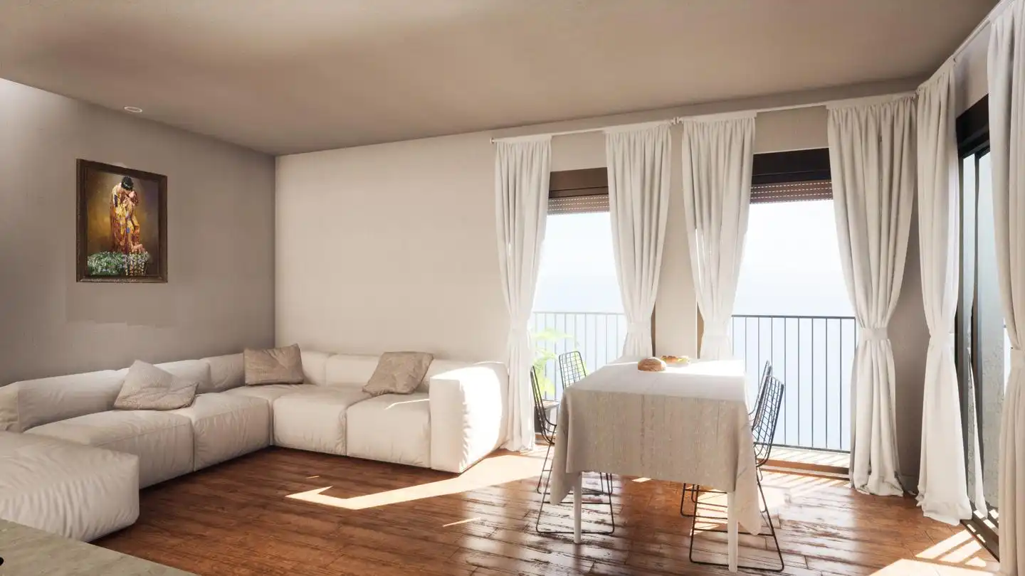 Sala de estar de Piso en venta en Tarragona con Aire acondicionado y Balcón