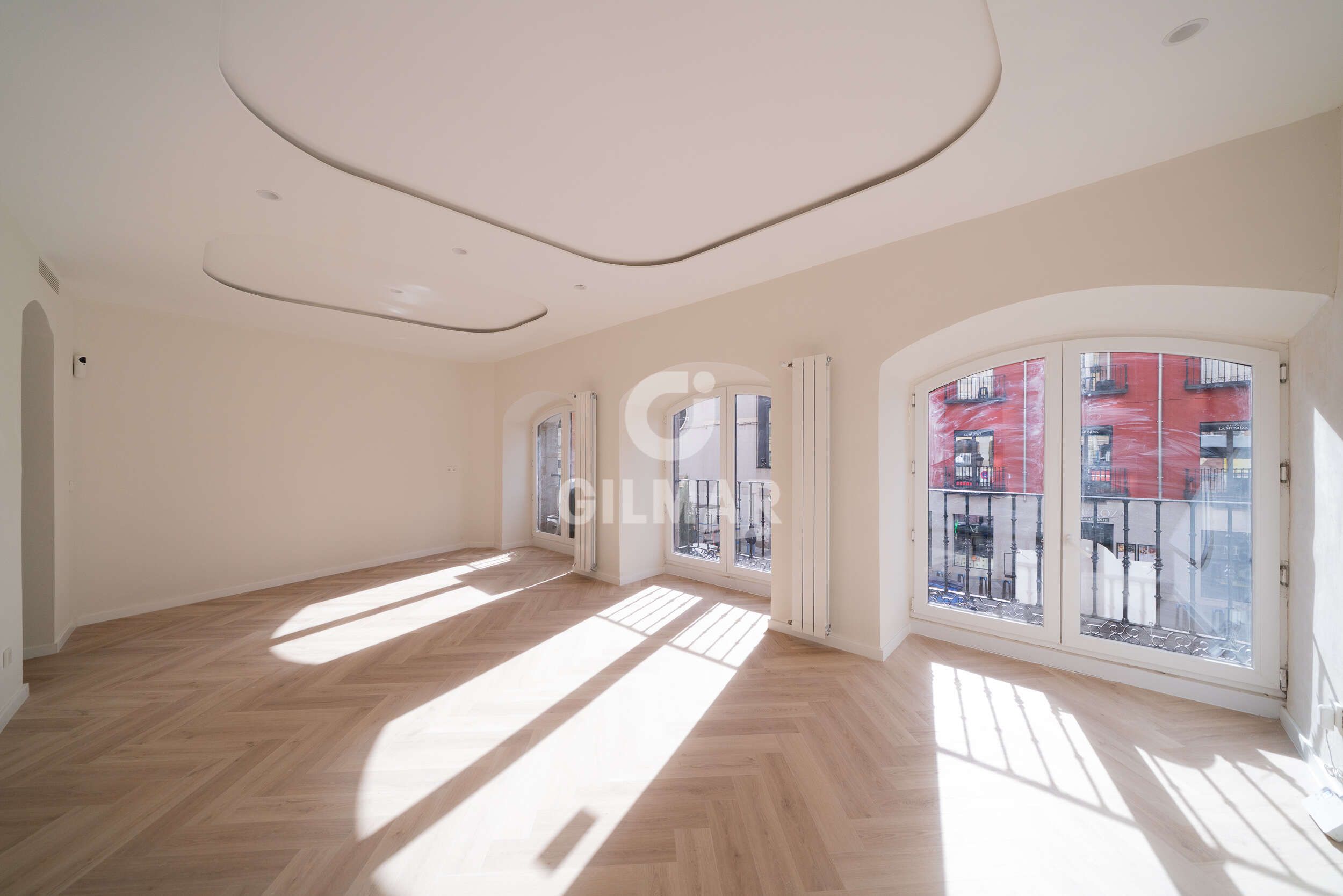 Sala d'estar de Pis en venda en  Madrid Capital amb Calefacció