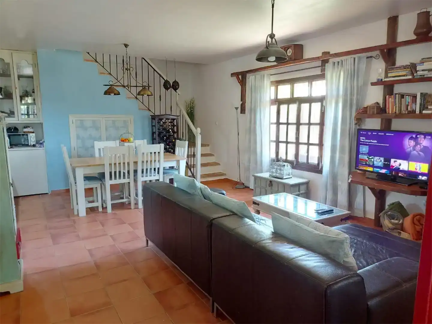 Living room of Houses for rent in Barbate  with Private garden, Swimming Pool and Furnished