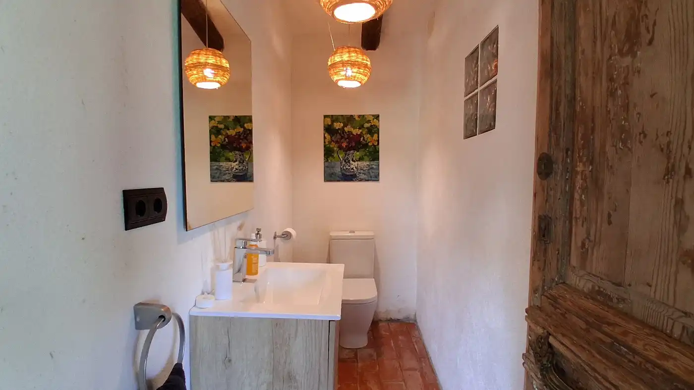 Bathroom of Houses for sale in Pratdip  with Air Conditioner, Heating and Private garden