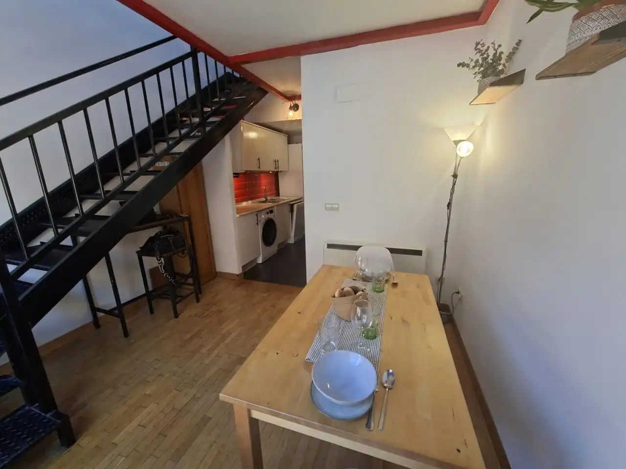 Kitchen of Duplexes for sale in Madrid  with Heating, Storage room and Furnished