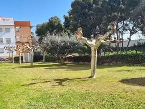 Außenansicht von Wohnungen zum Verkauf in Sitges mit Klimaanlage und Terrasse