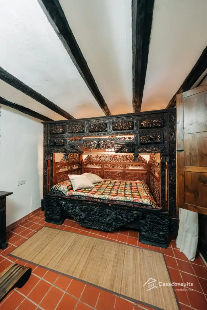 Bedroom of Houses for sale in Vilafamés  with Air Conditioner, Heating and Terrace