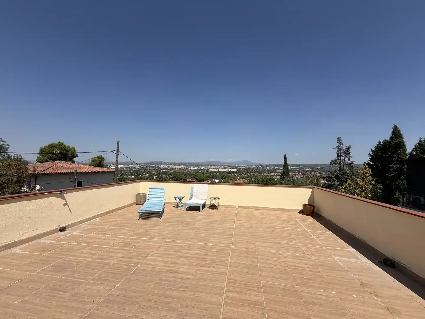 Terrassa de Apartament de lloguer en Sant Cugat del Vallès amb Aire condicionat, Jardí privat i Traster