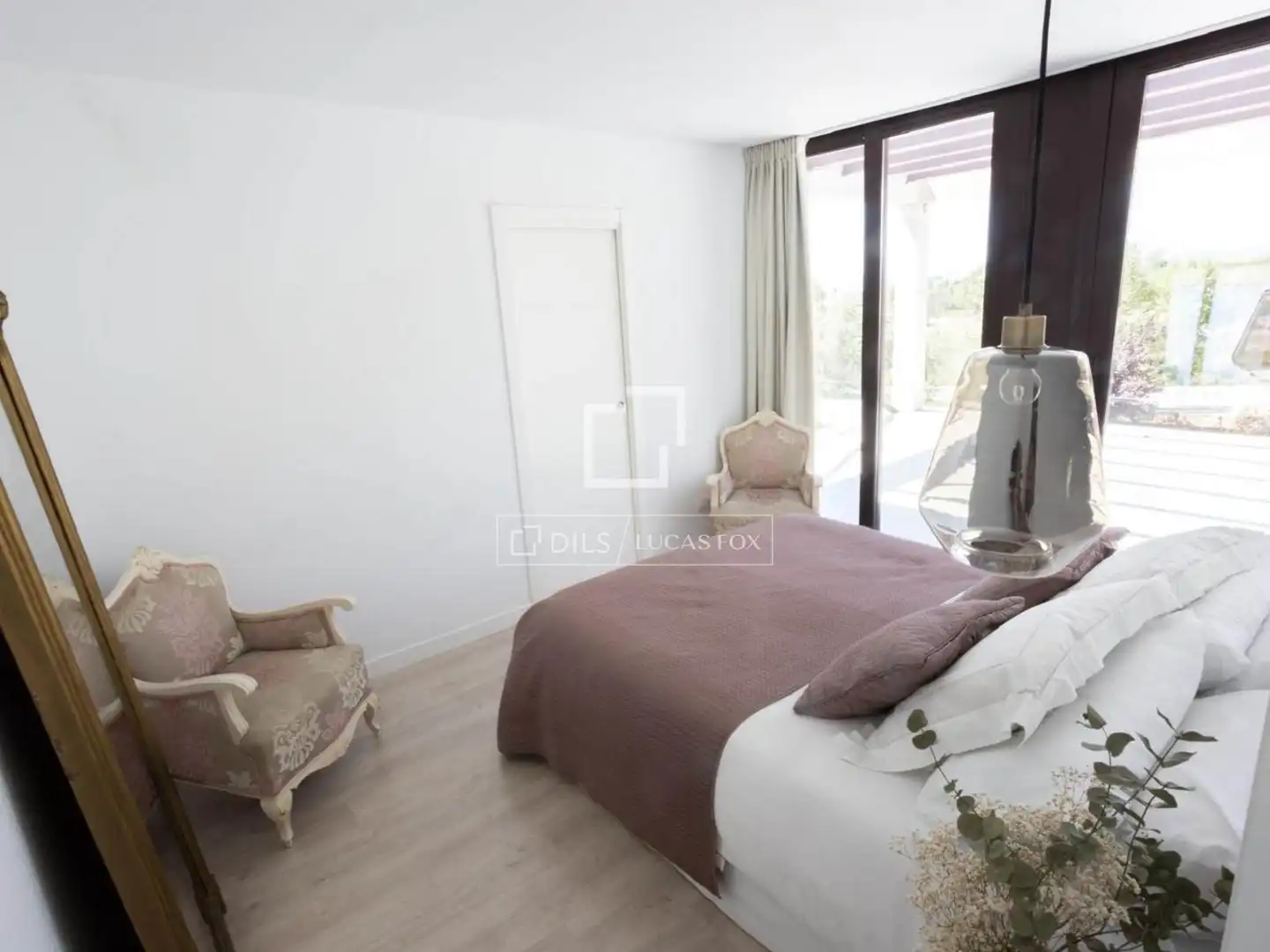 Schlafzimmer von Country house zur Miete in Majadahonda mit Klimaanlage, Heizung und Privatgarten