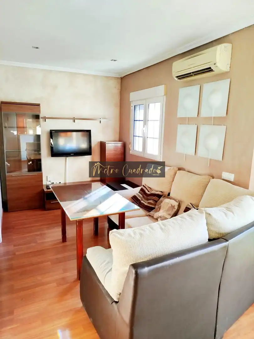Living room of Flat for rent in Mérida  with Air Conditioner and Furnished