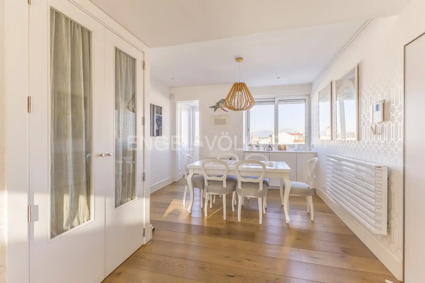 Esszimmer von Dachboden zum Verkauf in Madrid mit Klimaanlage, Heizung und Terrasse