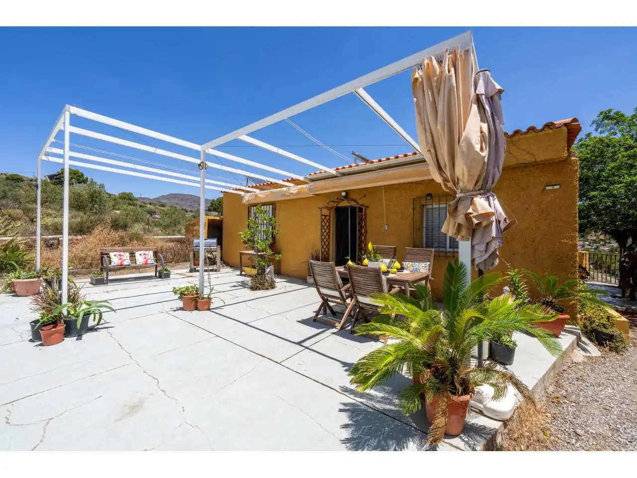 Terraza de Finca rústica en venta en Felix con Jardín privado, Terraza y Amueblado