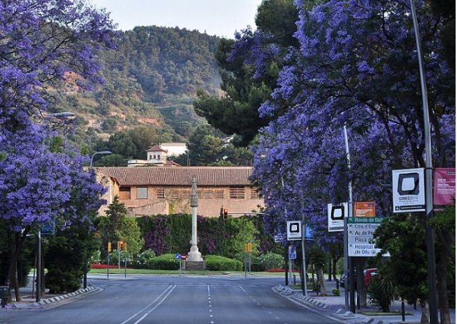 Vista exterior de Pis en venda en  Barcelona Capital amb Jardí privat, Parquet i Terrassa