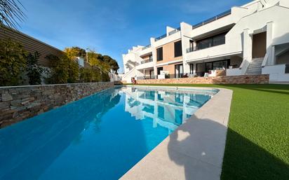 Swimming pool of Flat for sale in San Pedro del Pinatar  with Air Conditioner, Terrace and Swimming Pool