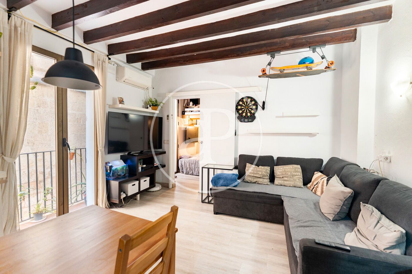 Sala de estar de Piso en venta en  Palma de Mallorca con Aire acondicionado y Balcón