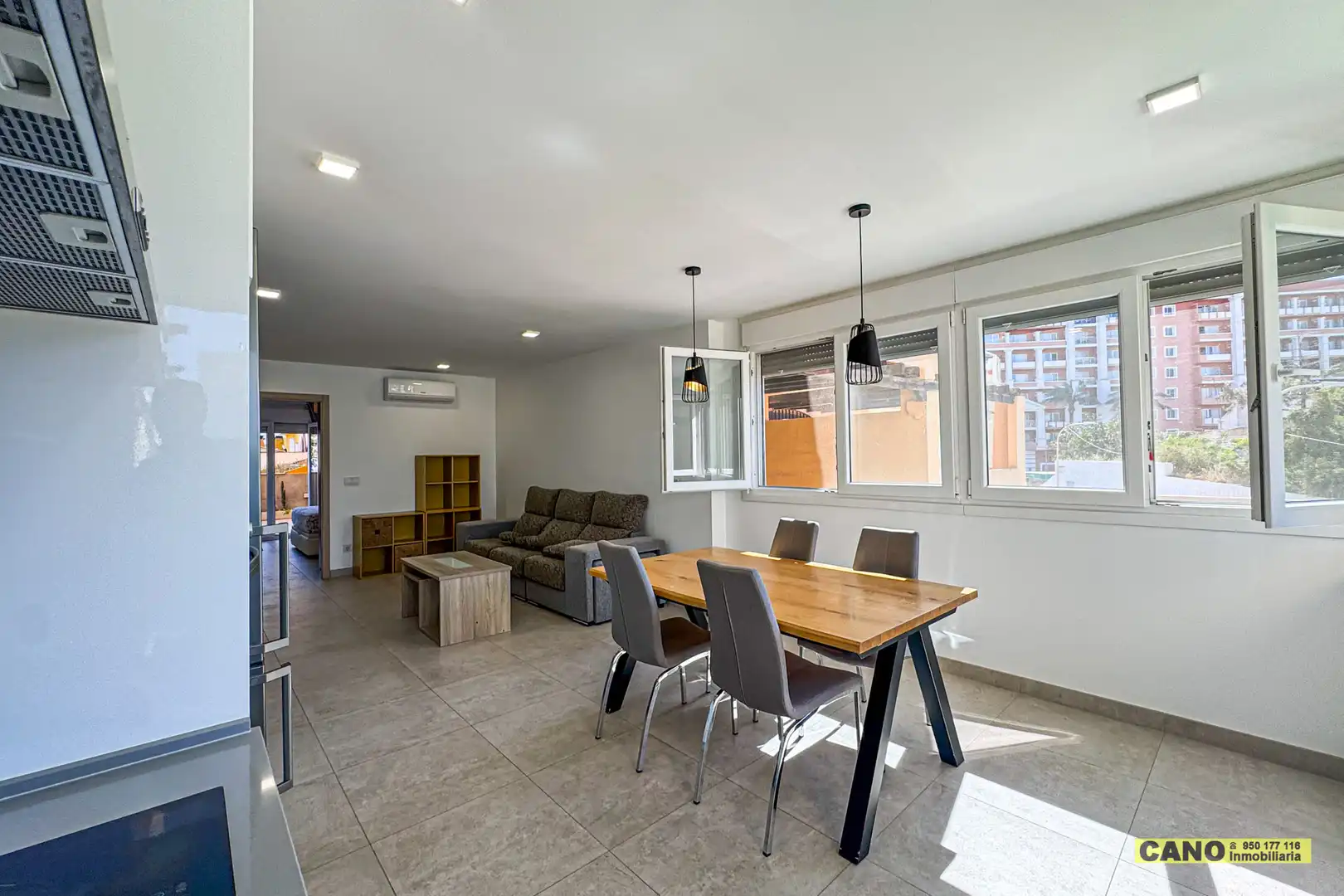 Living room of Flat for sale in Roquetas de Mar  with Air Conditioner, Heating and Terrace